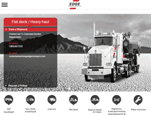 Tablet Screenshot of edgetransport.com